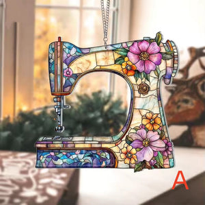 Cute Sewing Machine Suncatcher Ornament-Mother's Day Gift