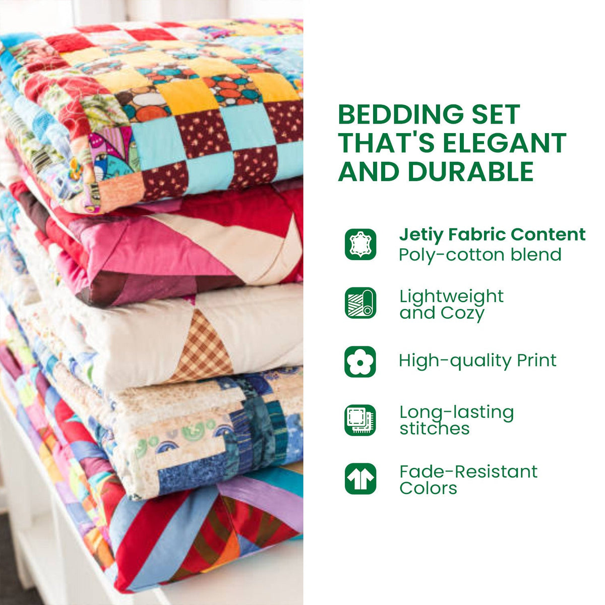 Fishing Adventure 3-Piece Quilted Bedding Set NCU0PT6019