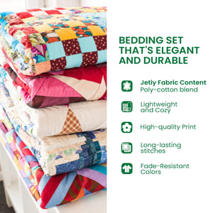 Aloha Comfort 3-Piece Quilted Bedding Set NCU0VL1800