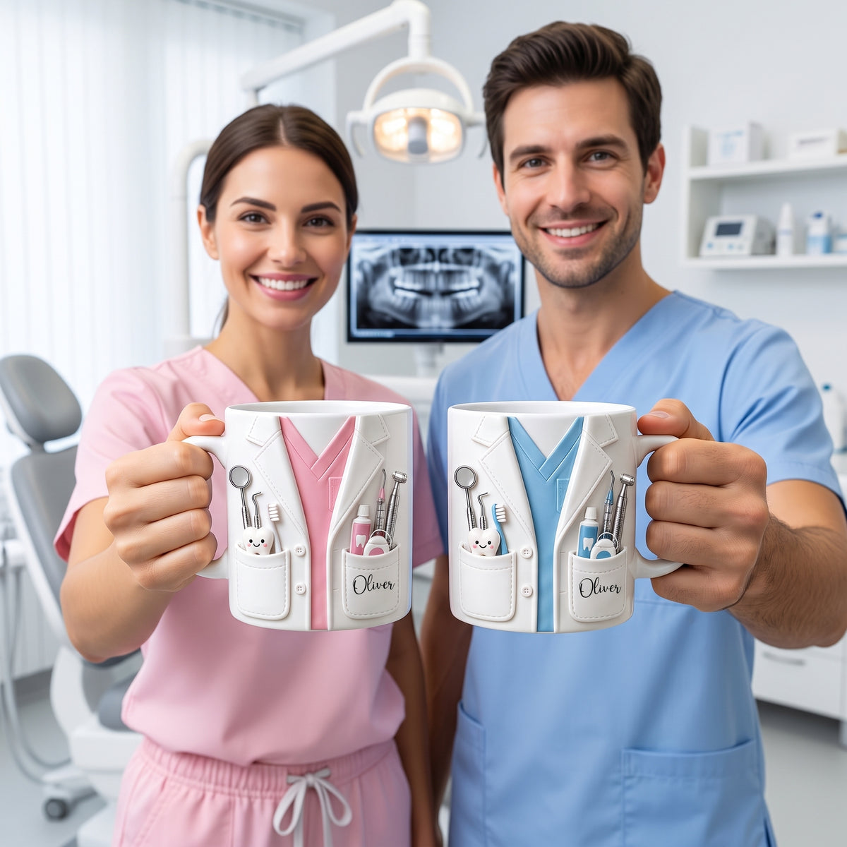 Personalized Dentist Mug, Dental Hygienist Gift