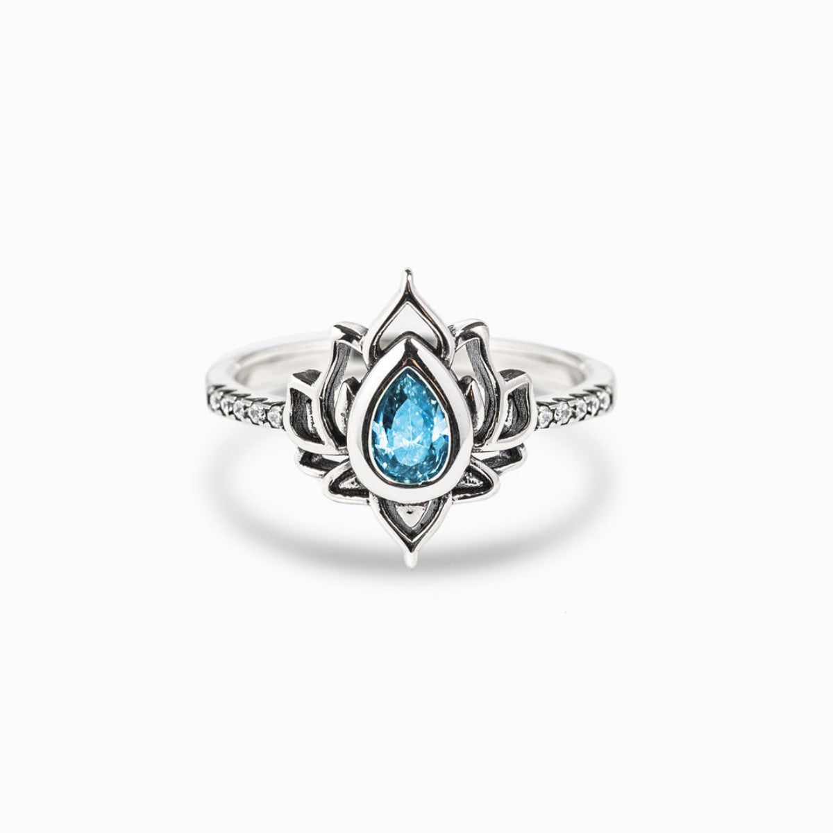 F*ck It and Begin Again Lotus Ring