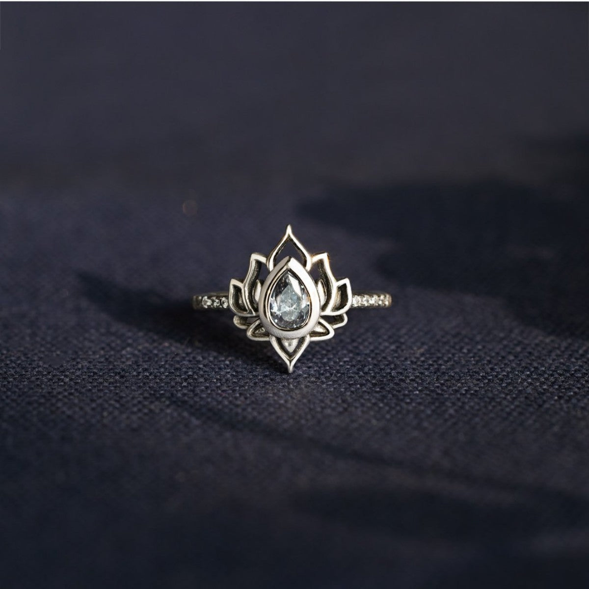 F*ck It and Begin Again Lotus Ring