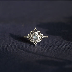 F*ck It and Begin Again Lotus Ring
