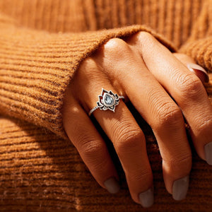 F*ck It and Begin Again Lotus Ring