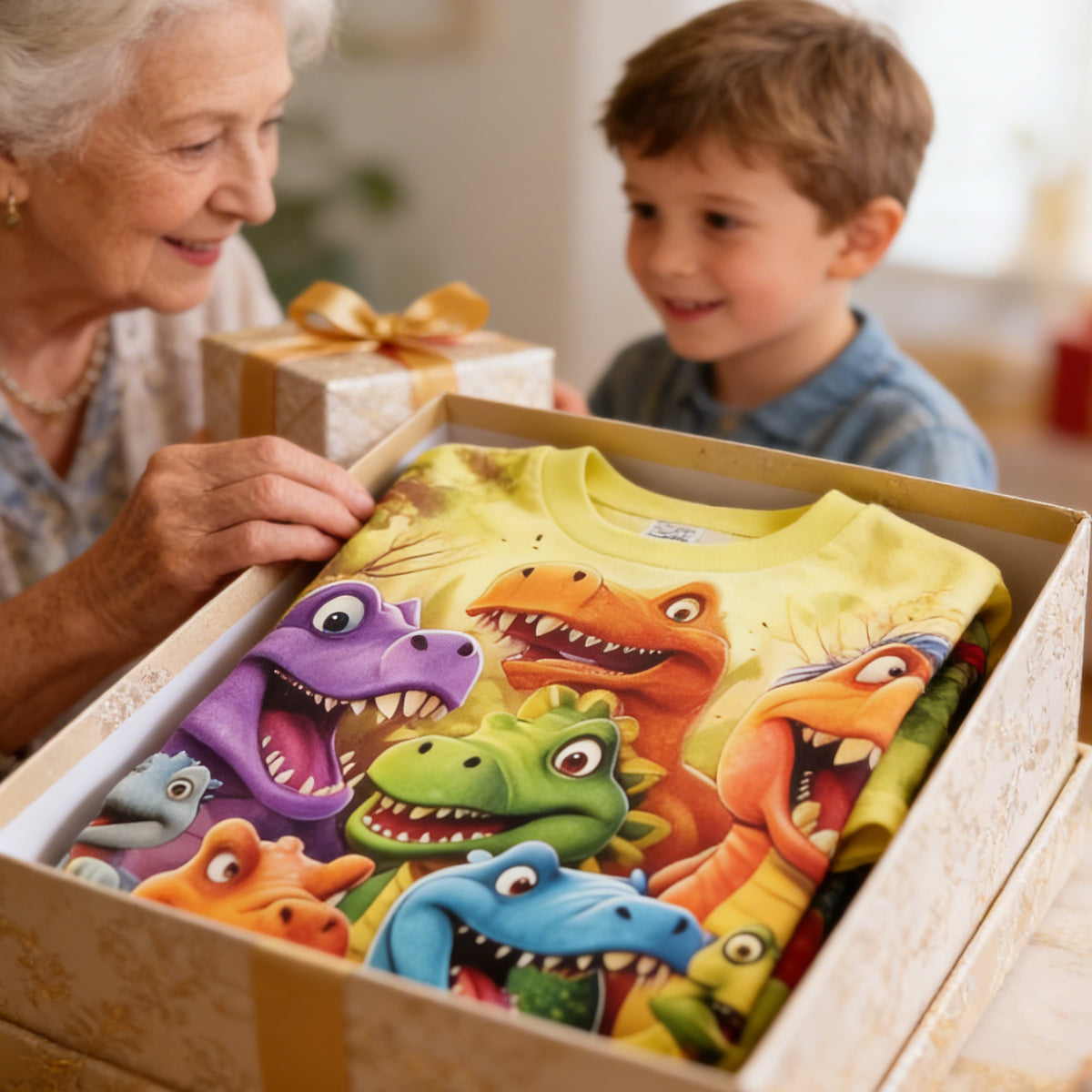Dinosaur 3D-Print Kid T-Shirt