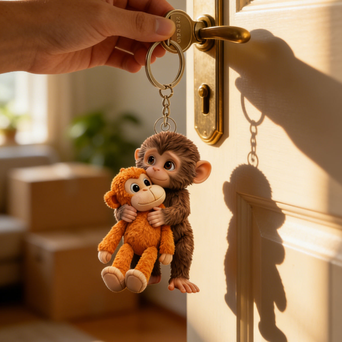 Monkees Keychains Monkey Punch Acrylic Keychain -Gift For Family, Friends, Loved Ones ...