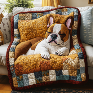 French Bulldog Quilted Blanket