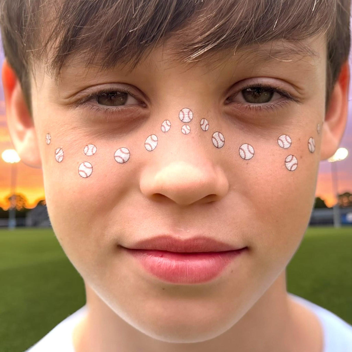 Softball & Baseball Freckles Temporary Tattoos for Girls, Boys, Kids & Adults