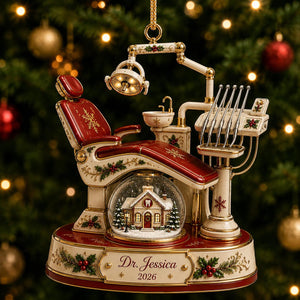 Personalized Dentist Christmas Ornament - Gift for Dentist