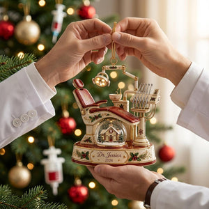 Personalized Dentist Christmas Ornament - Gift for Dentist