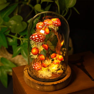Enchanted Mushroom Handmade Night Light