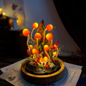 Enchanted Mushroom Forest Handmade Night Light