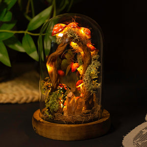 Enchanted Mushroom Handmade Night Light
