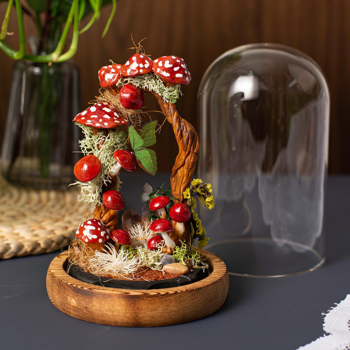 Enchanted Mushroom Handmade Night Light