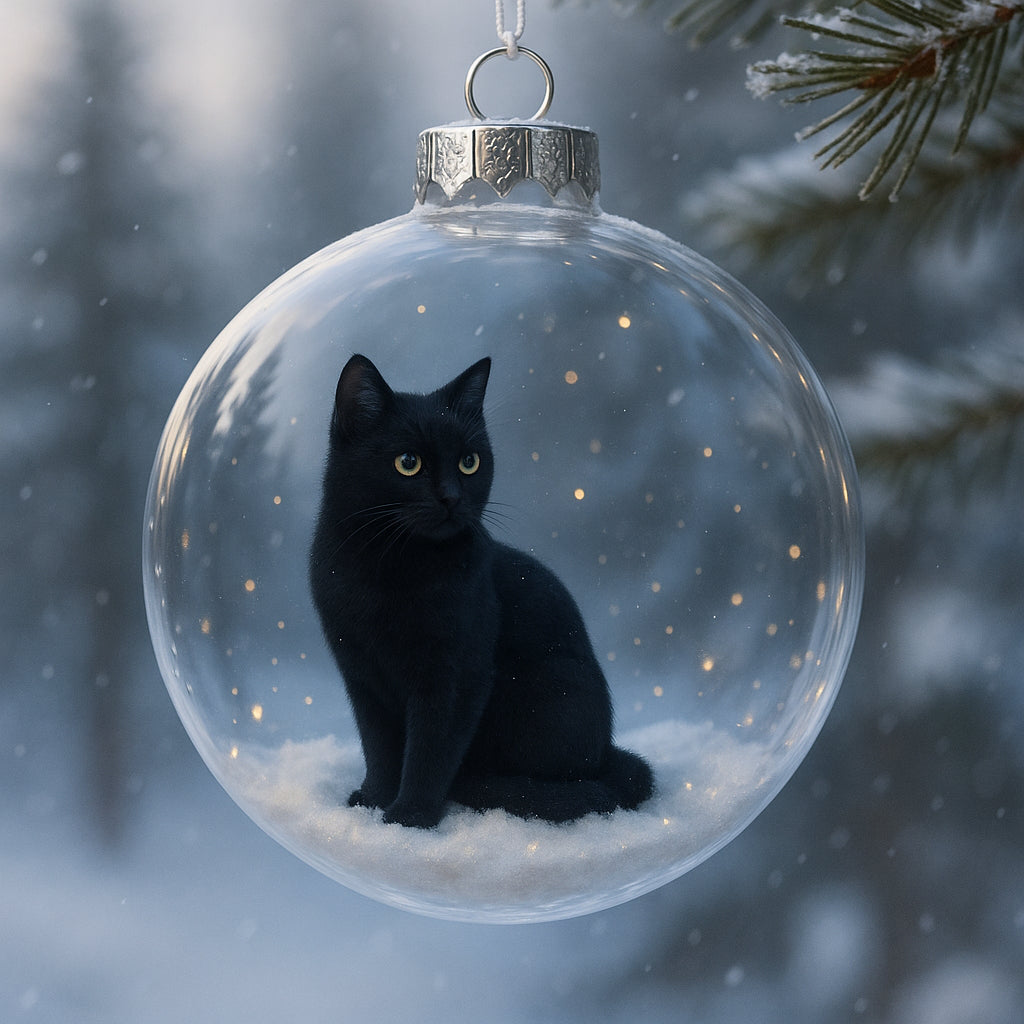 Cute Cat Christmas Ornaments