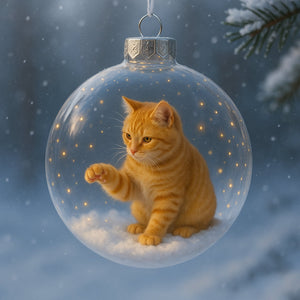Cute Cat Christmas Ornaments