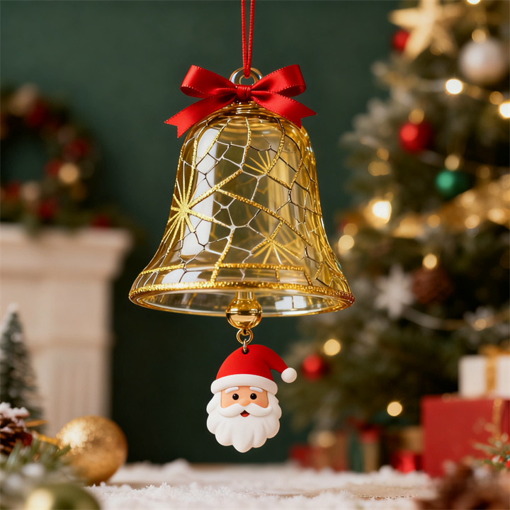 Christmas Bell Acrylic Pendant Ornament