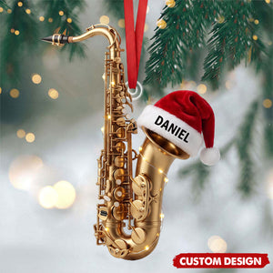 New Release Personalized Saxophone Christmas Ornament - Gift For Musician