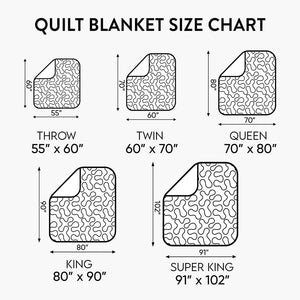 Dreaming Labrador Retriever Snuggle Quilted Blanket