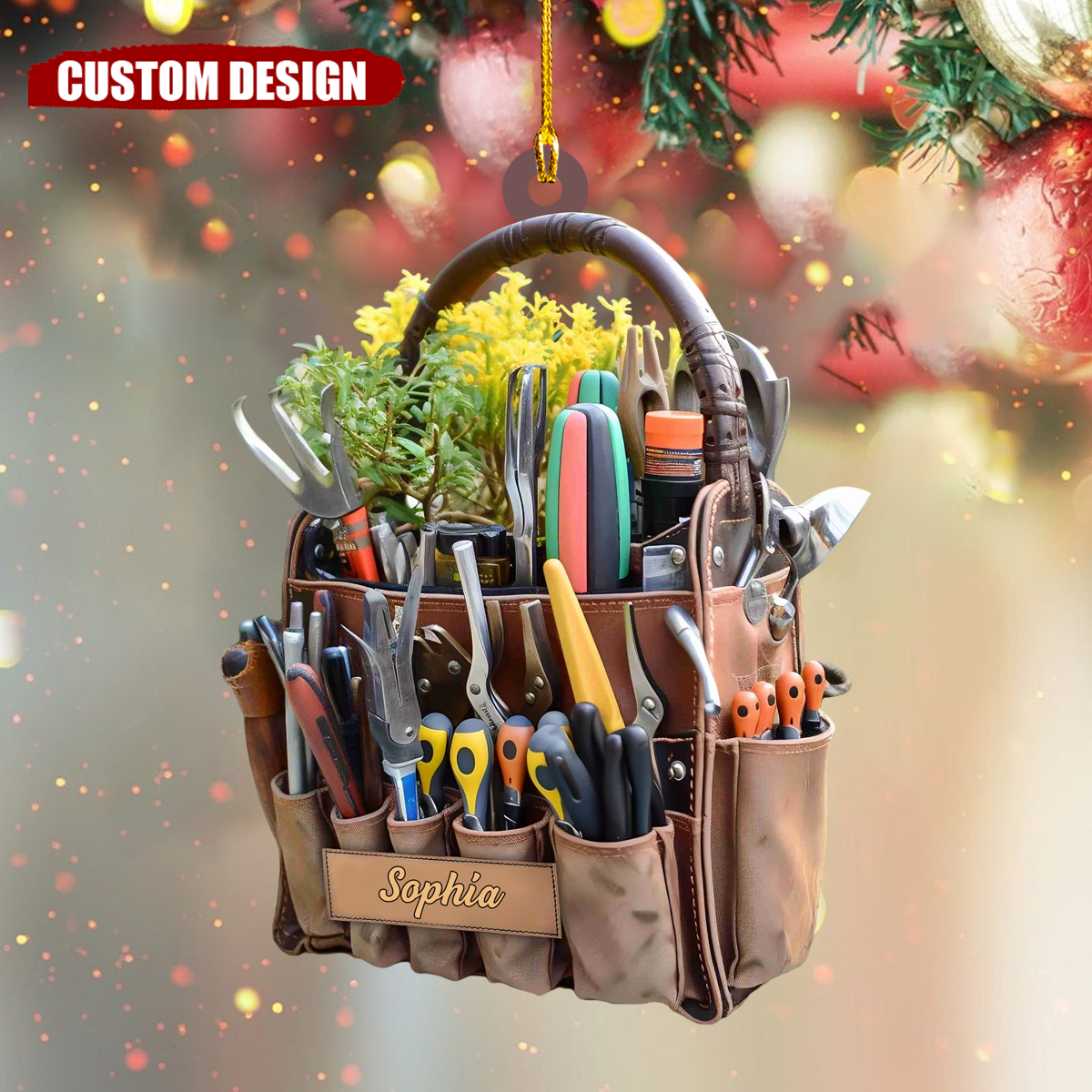 2024 New Release Garden Carry Bag-Personalized Christmas Ornament-Gift For Garden Lover