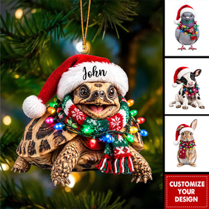 Personalized Woodland Spirit Animal Ornament, Good Luck & Longevity Keepsake Gift