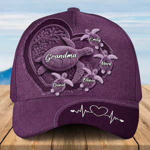 The Heart Of Our Family - Personalized Custom Classic Cap