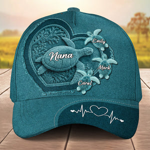 The Heart Of Our Family - Personalized Custom Classic Cap