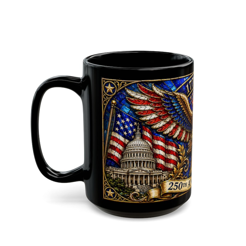 Patriotic 250th Anniversary Mug - Gift For Dad