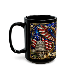 Patriotic 250th Anniversary Mug - Gift For Dad
