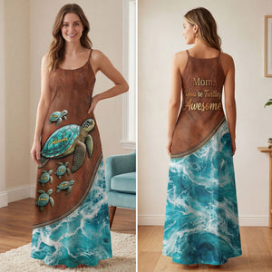 You're Turtley Awesome Maxi Dress - Personalized Gifts For Mom