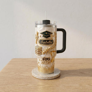 Class of 2026 40oz Tumbler - Personalized Graduation Cup