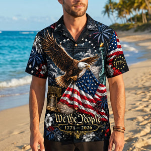 USA 250 Years of Freedom Hawaiian Shirt - Personalized Gifts