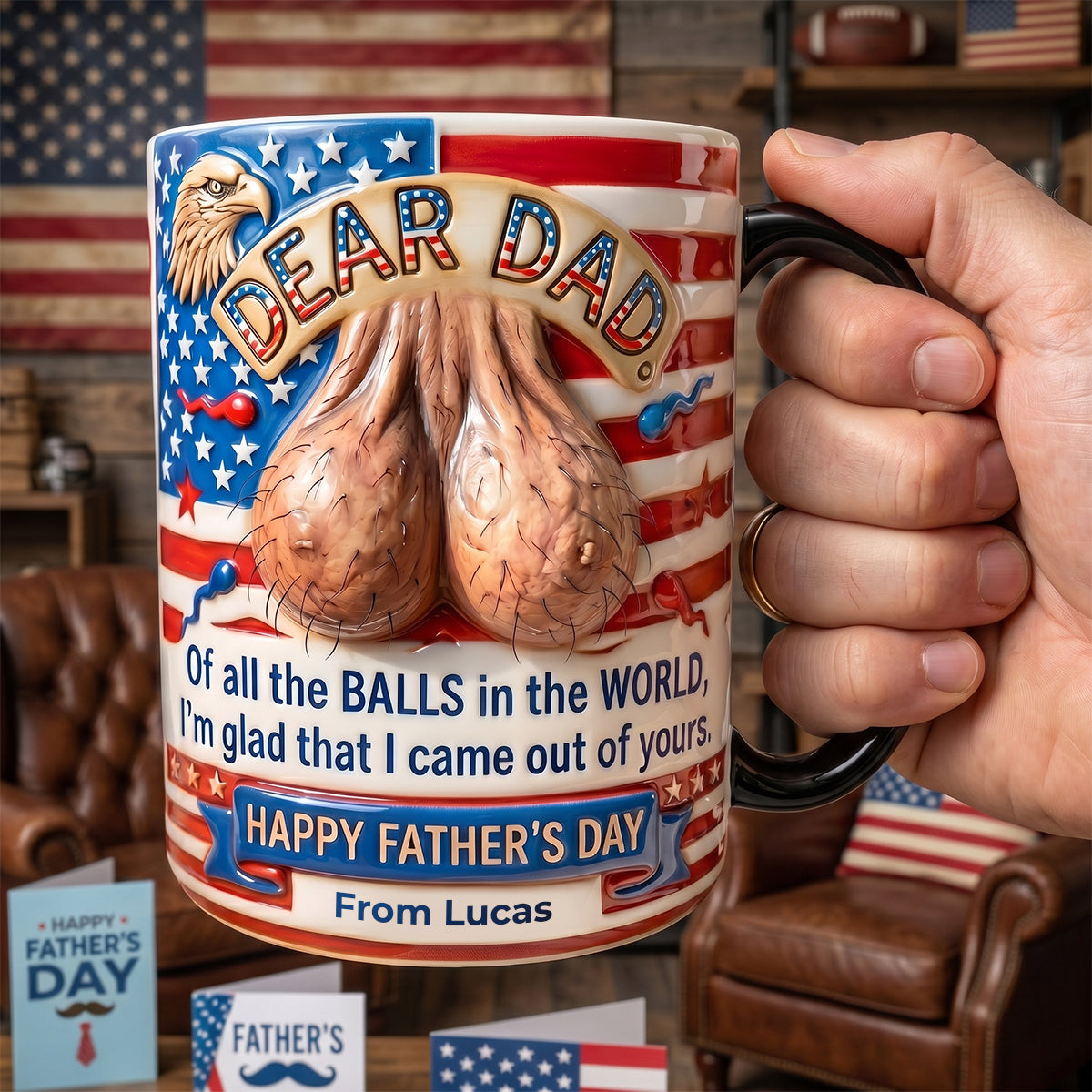 The "Came Out Of Yours" Dad Coffee Mug - Personalized Gift For Dad