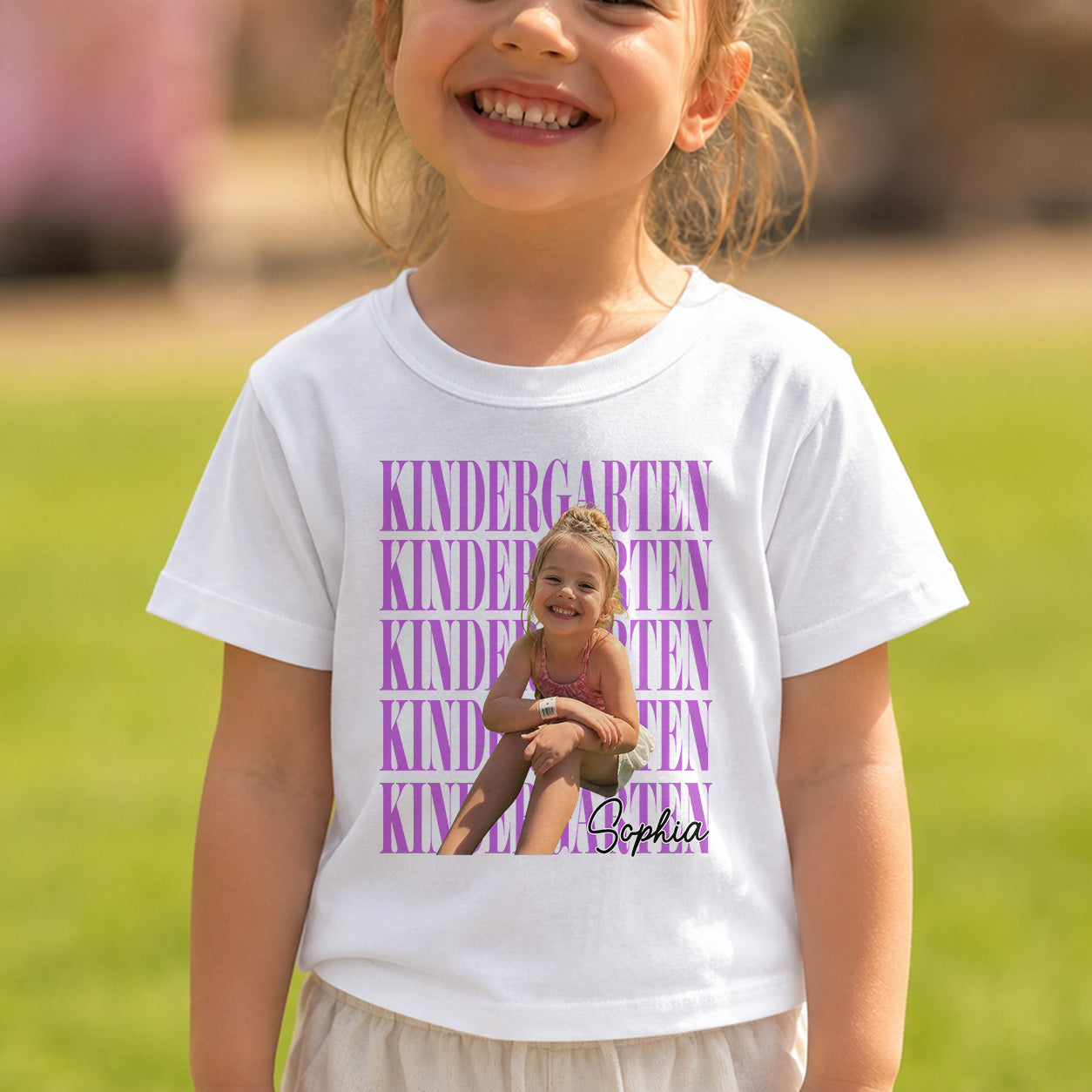 First Day Of School Custom Photo - Personalized Shirt