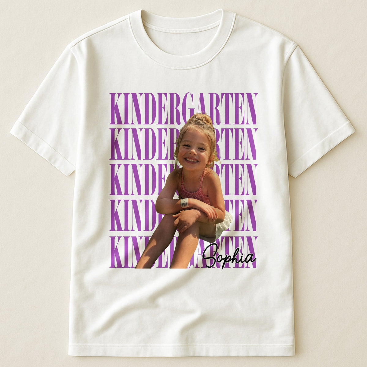First Day Of School Custom Photo - Personalized Shirt