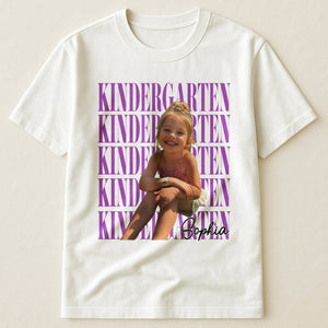 First Day Of School Custom Photo - Personalized Shirt