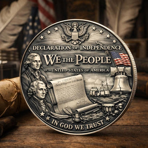 250th Anniversary U.S. Independence Coin - Declaration of Independence Historical Collectible