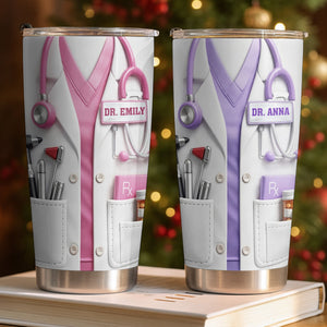 Personalized Medical Symbol Stainless Steel Tumbler - Gift For Healthcare Workers