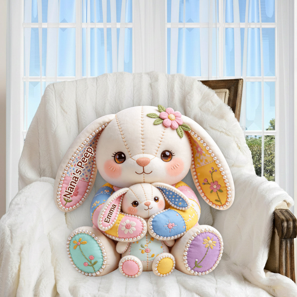 Personalized Grandma's Peeps Pillow - Gift For Grandma
