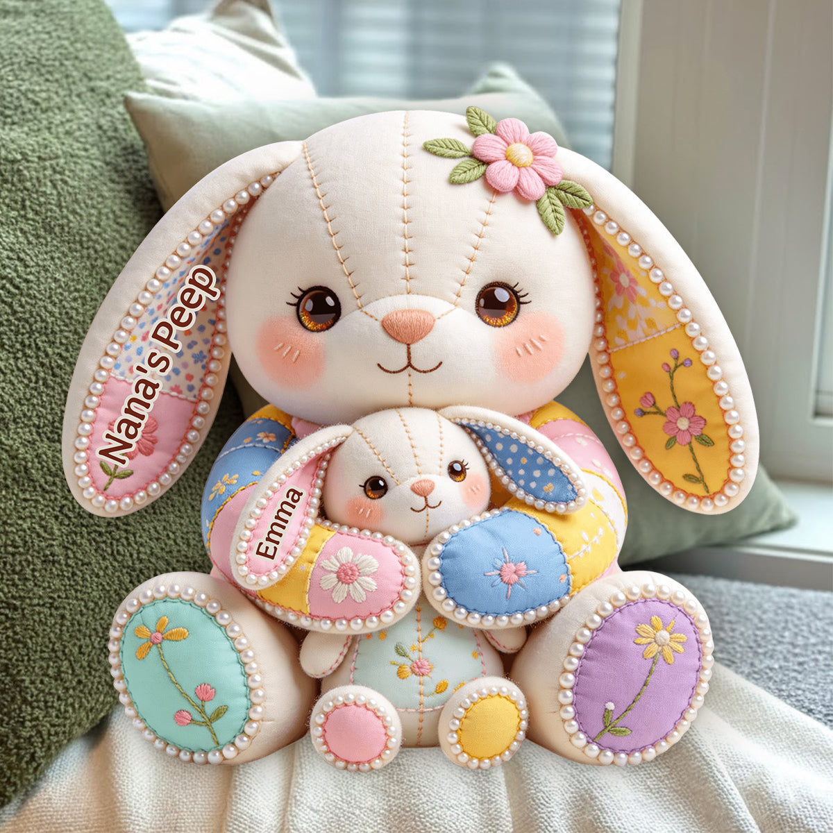 Personalized Grandma's Peeps Pillow - Gift For Grandma