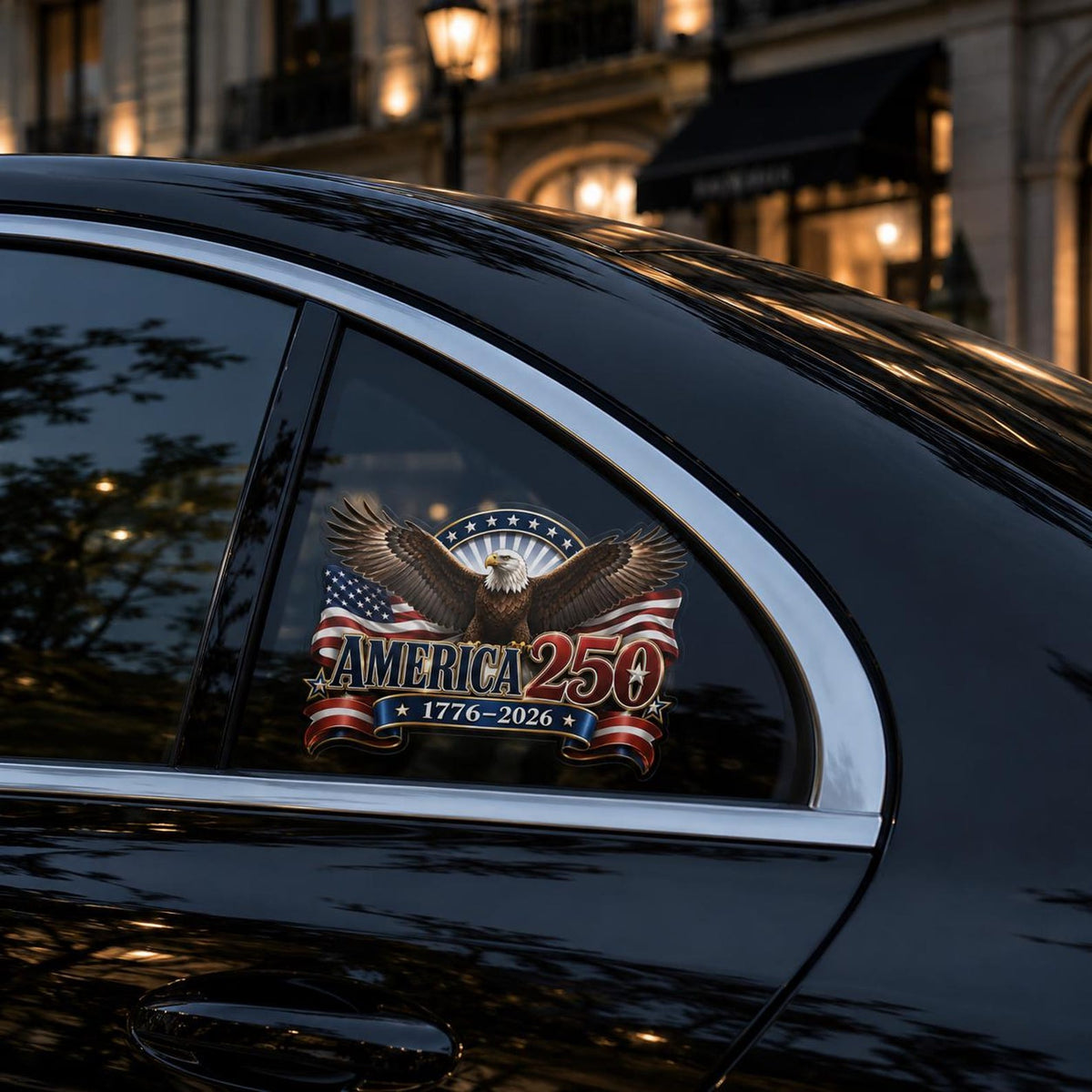 250th Anniversary Eagle America Vinyl Car Stickers-Gift For Patriotic USA Freedom Lovers