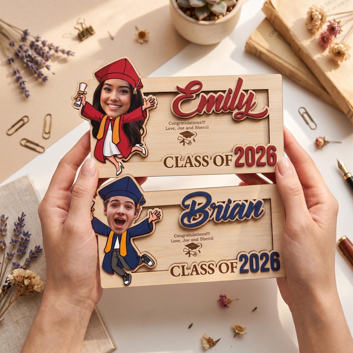 Personalized Graduation Money Holder - Gift For Senior Graduate