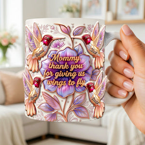 Hummingbirds Coffee Mug - Personalized Gifts For Mom