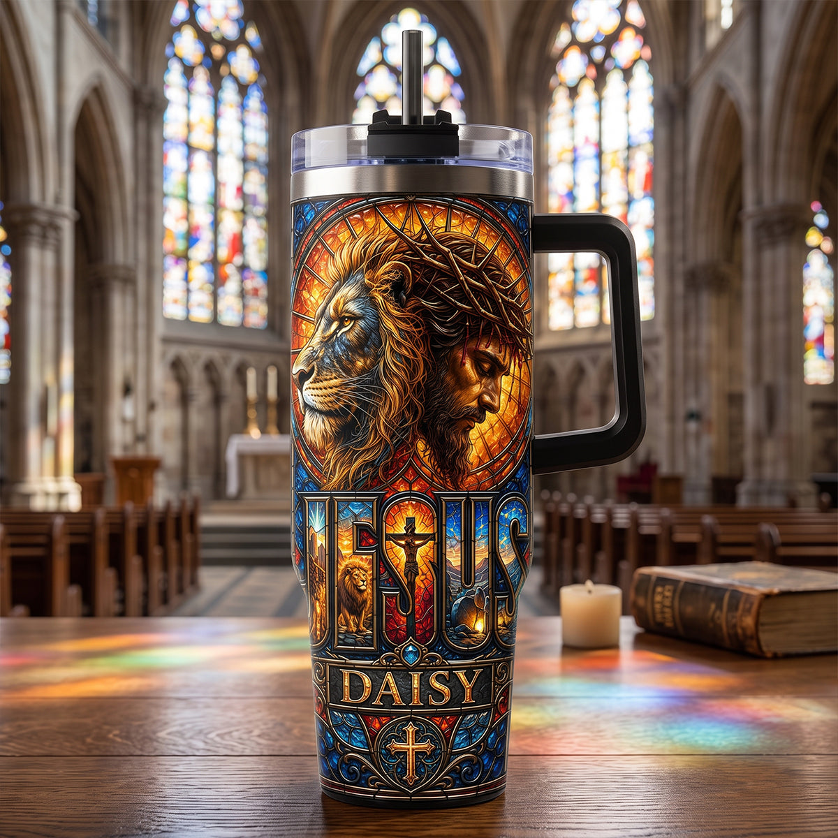 Faith & Strength Christian Tumbler - Personalized Gifts