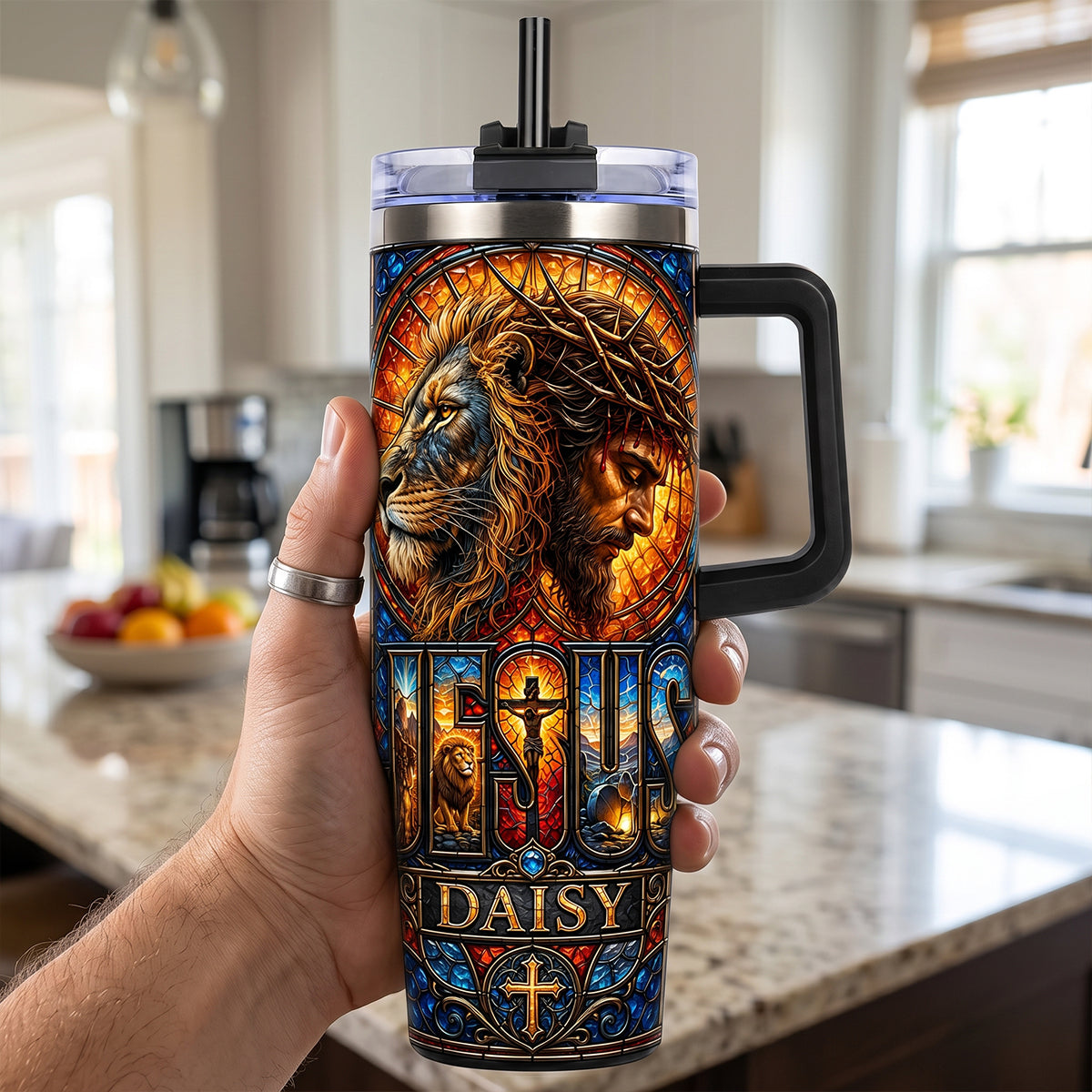 Faith & Strength Christian Tumbler - Personalized Gifts
