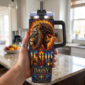 Faith & Strength Christian Tumbler - Personalized Gifts