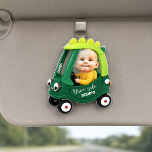 Personalized Drive Safe Daddy Acrylic Car Visor – Father's Day Gift For Dad