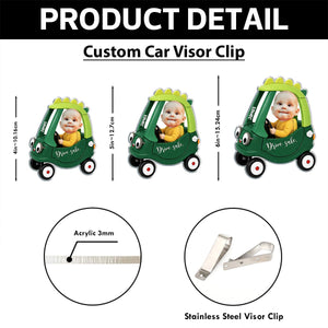 Personalized Drive Safe Daddy Acrylic Car Visor – Father's Day Gift For Dad