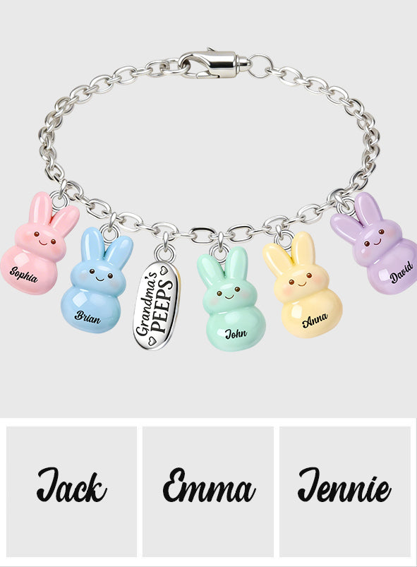 Grandma’s Sweethearts – Personalized Grandma Bracelet