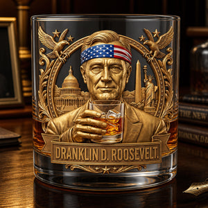 Bold & Memorable Round Glass - Personalized Anniversary Gifts